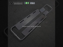 60mm ziekenhuis vouwbal, rekker, trolley handmatig vermogen 180 graden verstelbaar