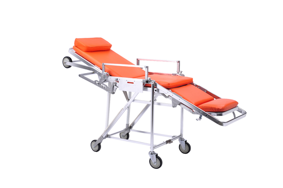 Goede prijs. Bariatric die de Structuur van de het Aluminiumlegering van de Ziekenwagenbrancard vouwen online