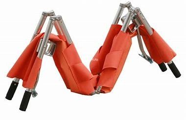 De draagbare Opvouwbare Brancard van de Aluminiumlegering, Noodsituatie Geduldige Overdracht