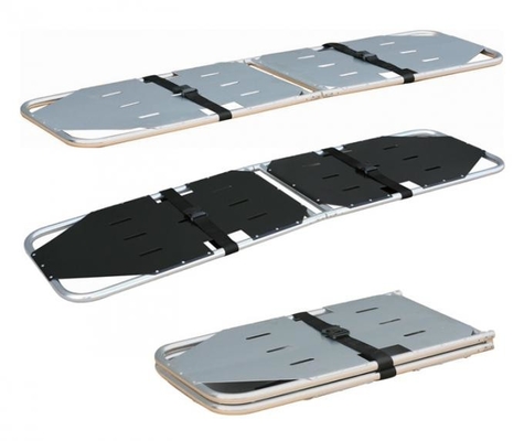 Goede prijs. Aluminium legering opvouwbare Stretcher Eerste Transport patiënten met ruggengraat en lumbale verwondingen online