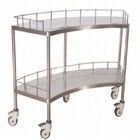 Ziekenhuis Chirurgisch Instrument Roestvrij staal Trolley Medisch Meubel Met Schuif 1400MM 45CM
