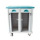 ABS Hard Plastic Ziekenhuis Trolley 25 30 40 50 60 80 Cellen Premium Metal