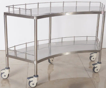 1400MM Chirurgisch instrument roestvrij staal trolley 45CM ziekenhuis medisch met la.