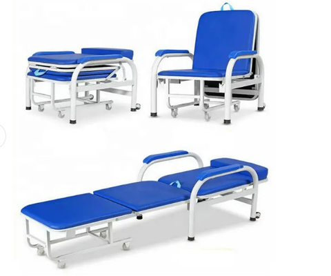 Goede prijs. Ziekenhuis Accompany Sleeping Folding Chair Pvc kunstleer 190*65*62cm online