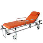 ISO CE-goedgekeurde aluminiumlegering EHBO-ambulance-stretcher-afklapbaar met wielen