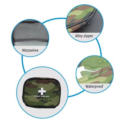 Camouflage Grote capaciteit Eerste Hulp Kit Wilderness Survival Kit Outdoor Rescue Paramedical Medical Kit