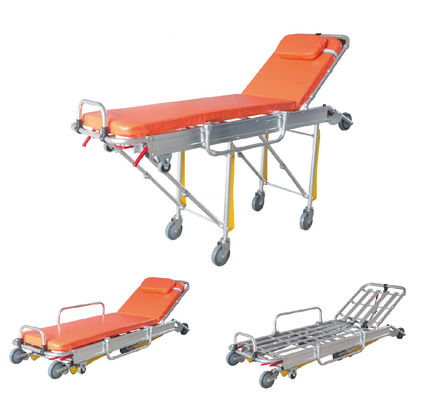 Fabrikant Automatische opvouwbare ambulance-stretcher trolley Patiënttransferbed