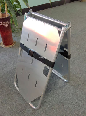 Aluminium legering hard board tweevoudige rekken voor patiëntoverdracht licht gewicht gemakkelijk te dragen