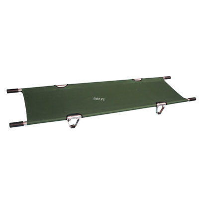Onopvouwbare Aluminium Leger Stretchers Oxford Leer Vervoer van de gewonden