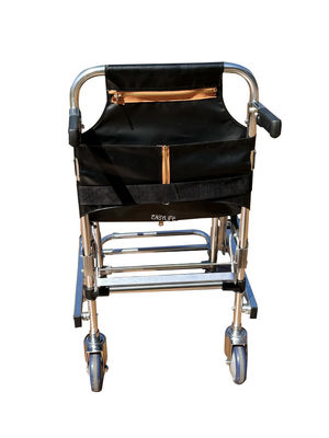 Opvouwbare verdikkende trappenkram met PVC-stof 4 wielen en 6 handgrepen