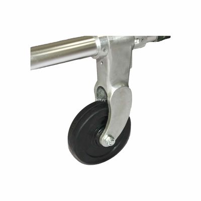 Twee wielen Twee ondersteunende benen Vier vouw draagbare trolley 1200D camouflage Oxford leer