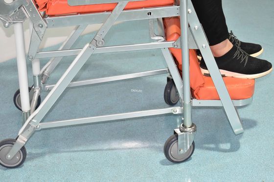 196×55×86cm Vouwende Regelbare Ziekenwagenbrancard