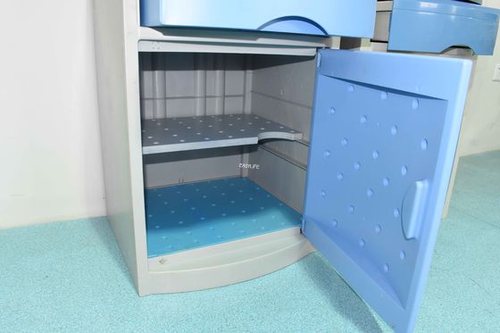 45CM 17.7in Abs van het het Ziekenhuis Medisch Meubilair Bedkabinet met Lade aan Opslag voor Afdeling