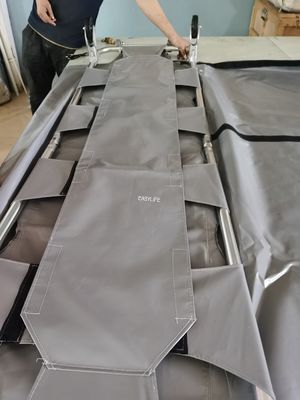 Vouwend Reddingsbrancard met Vaste Lichaamszak 220 X 55 X 15 Cm 95cm