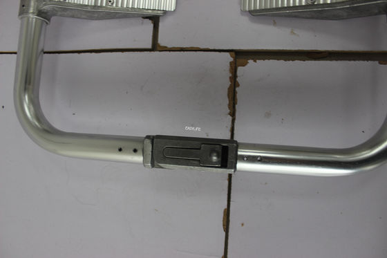 De blauwe 210cm 44cm Brancard van de Ziekenwagen Opvouwbare Lepel met manueel In werking gestelde Riemen