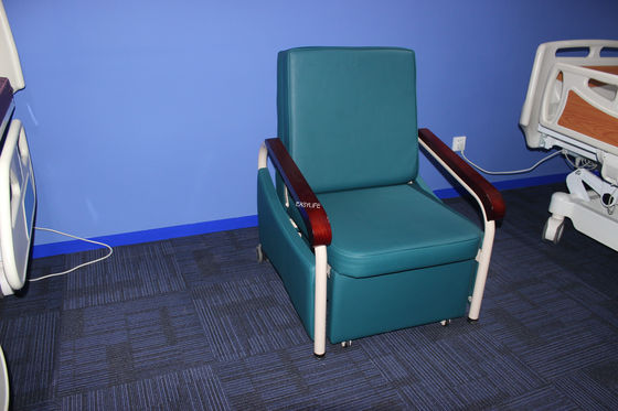 DG-F03 het Ziekenhuis convertibele vouwende bedden en stoelen om slaap Begeleidende stoel 11900MM te rusten te bezoeken en te wachten