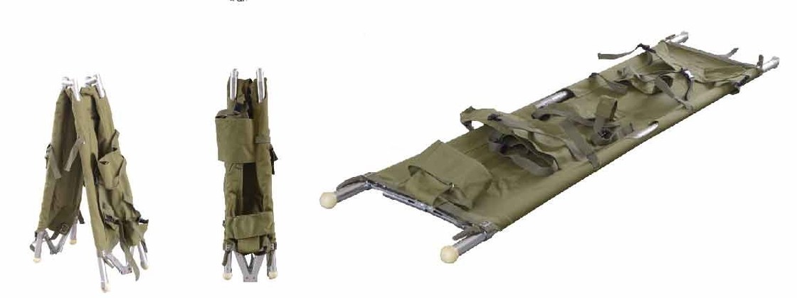 Aluminiumlegering die Medische Brancard 200 X 46 X 16cm voor Ziekenwagen vouwen 9 Kg