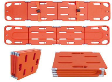 1.91M Foldable Spine Board die, de Plastic Brancard van de Brandredding, Zwemmende Reddingsbrancard Stekelraad vouwen