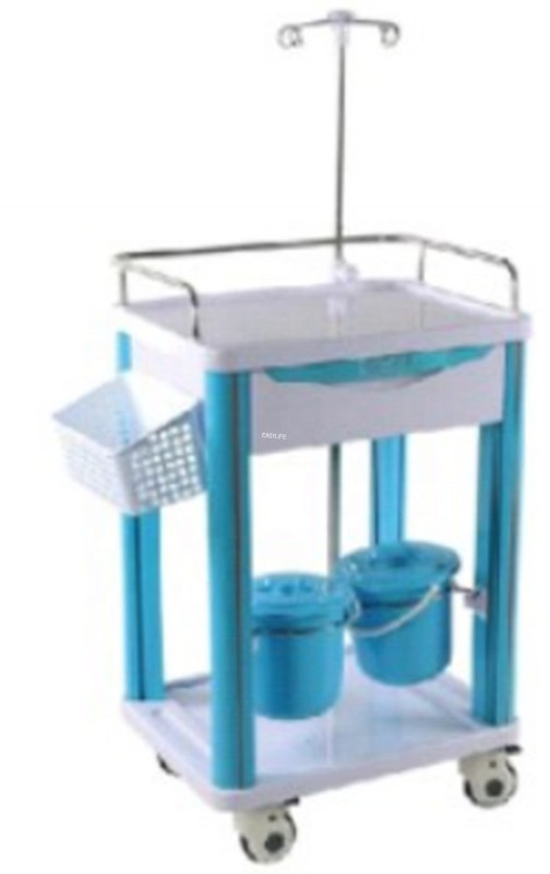 750MM Hoge 92CM - het kwaliteitsziekenhuis Chirurgische Verzorging de Drugkliniek van Artsenmedical crash cart het 2 laagziekenhuis