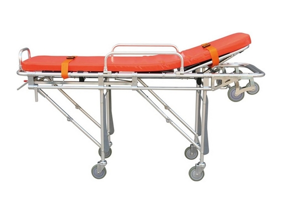 Goede prijs. Rugleuning Klasse I Ambulancebrancard Opvouwbare brancards van aluminiumlegering online