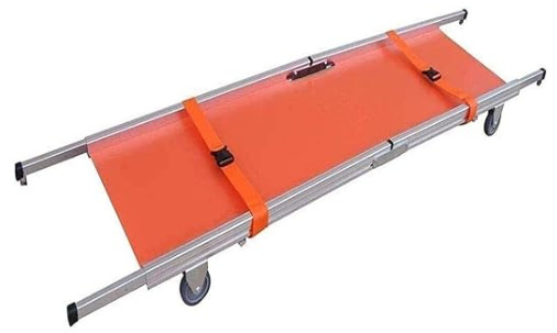 Goede prijs. Aluminium legering ziekenhuis opvouwbare brancard ambulance noodwielen online