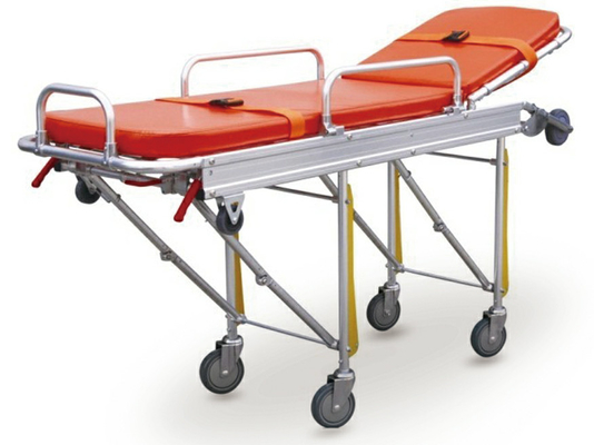 Goede prijs. Fabrikant Automatische opvouwbare ambulance-stretcher trolley Patiënttransferbed online