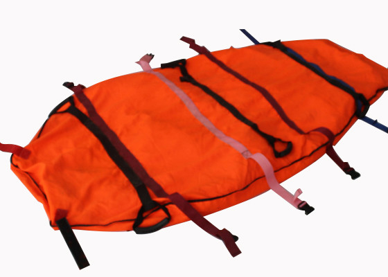 Goede prijs. Oranje medische noodreddingsapparatuur vouwbare luchtvacuüm matras stretcher online