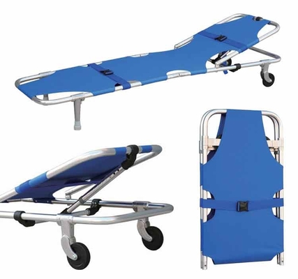 Goede prijs. De lichtgewicht Geduldige Brancards van de het Aluminiumlegering van de Vervoerbrancard met de Brancardbed van de Rugleunings Medisch Noodsituatie online