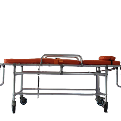 Goede prijs. 190 CM & 21 inch Ziekenhuisbrancard Patiënt Transfer Trolley Aluminiumlegering Niet-magnetische wagen online